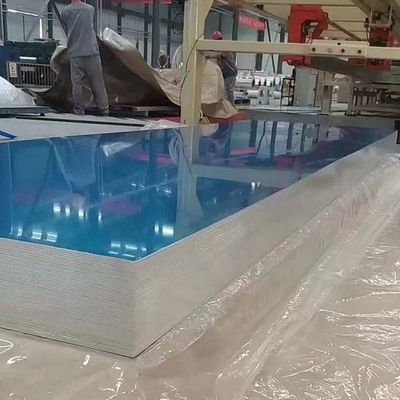 Paket Palet Kayu Tebal Aluminium Perak Lembar Bergelombang 0,1-200mm